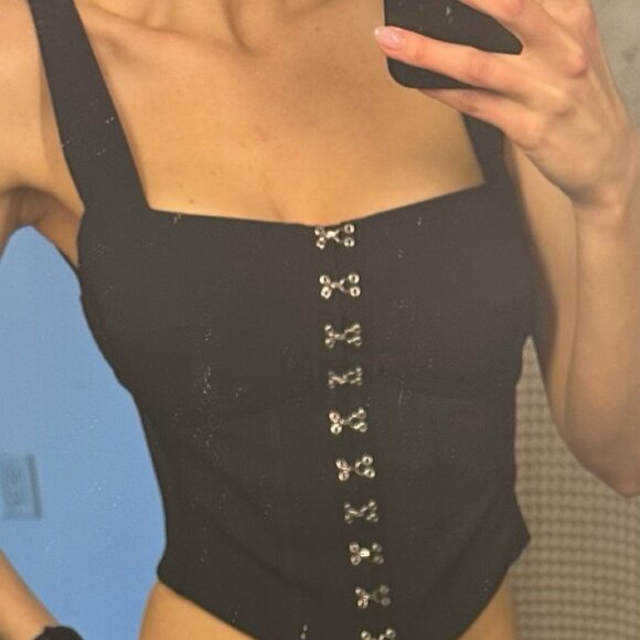 MISBHV black corset top - Picture 3 of 5